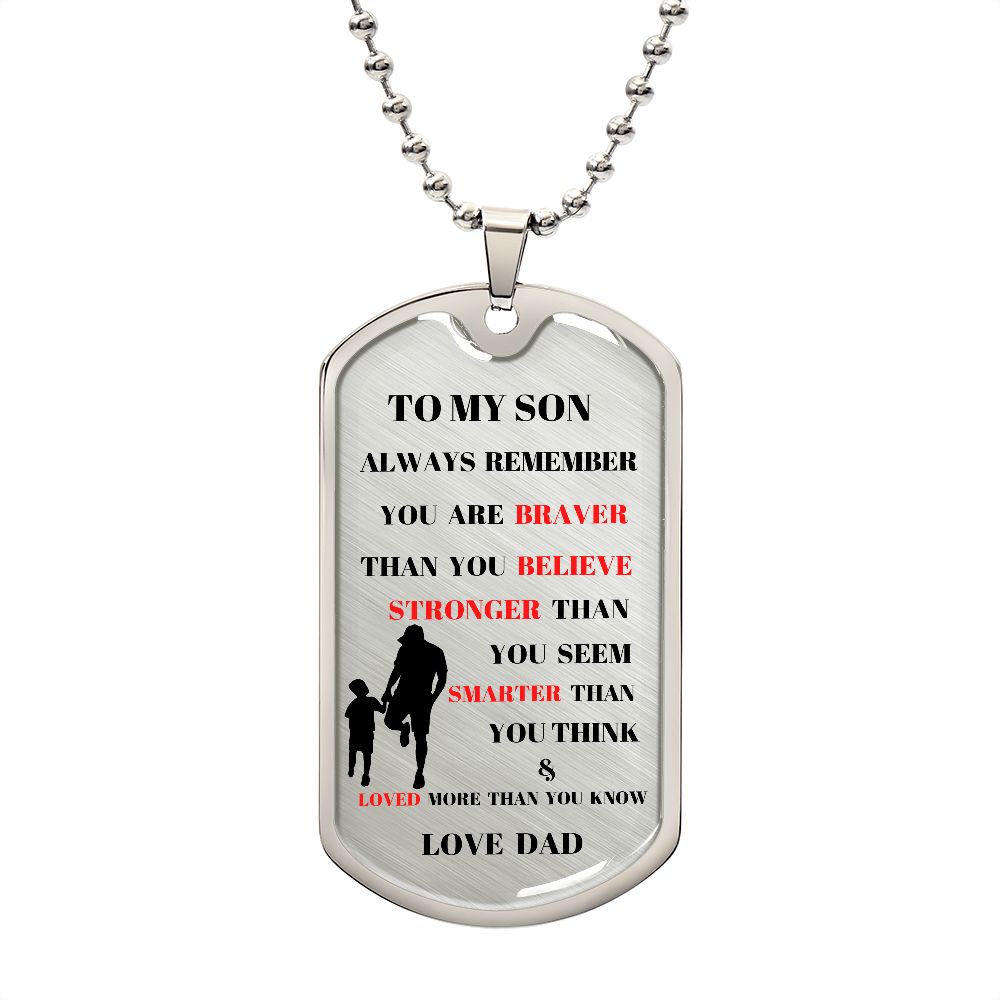 TO MY SON ALWAY REMEMBER TRANS