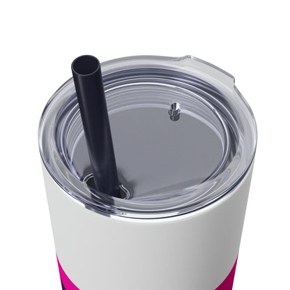 No! You Hang Up!  Skinny Tumbler with Straw, 20oz