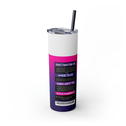 No! You Hang Up!  Skinny Tumbler with Straw, 20oz