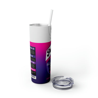 No! You Hang Up!  Skinny Tumbler with Straw, 20oz