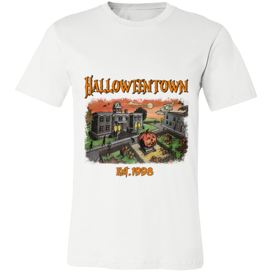 HALLOWEEN TOWN EST 1998 Unisex Jersey Short-Sleeve T-Shirt