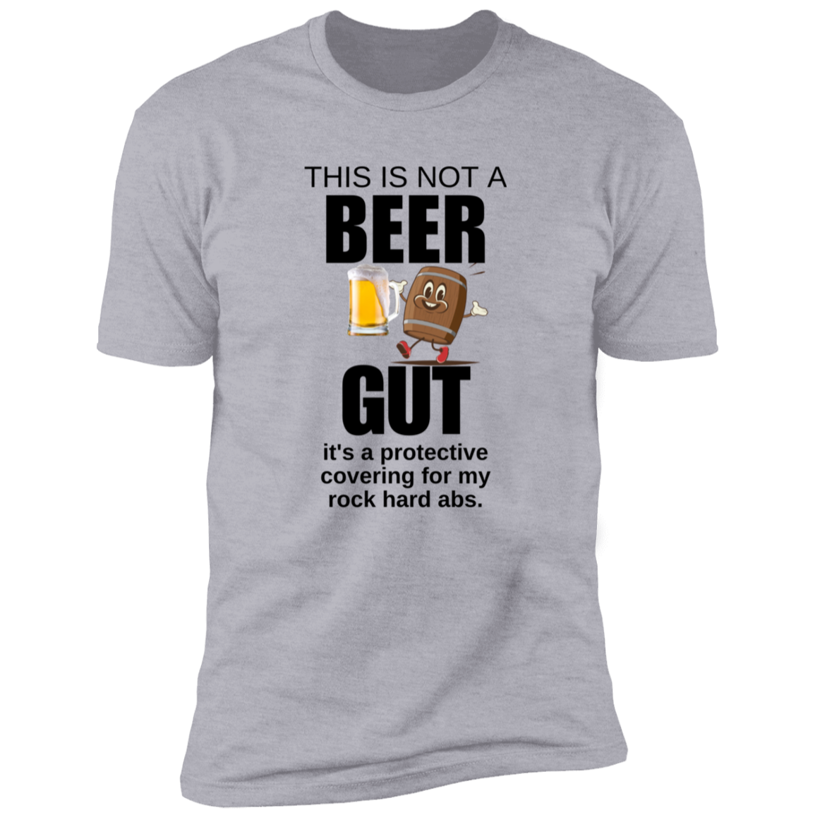 THIS IS NOT A BEER GUT  T-SHIRT