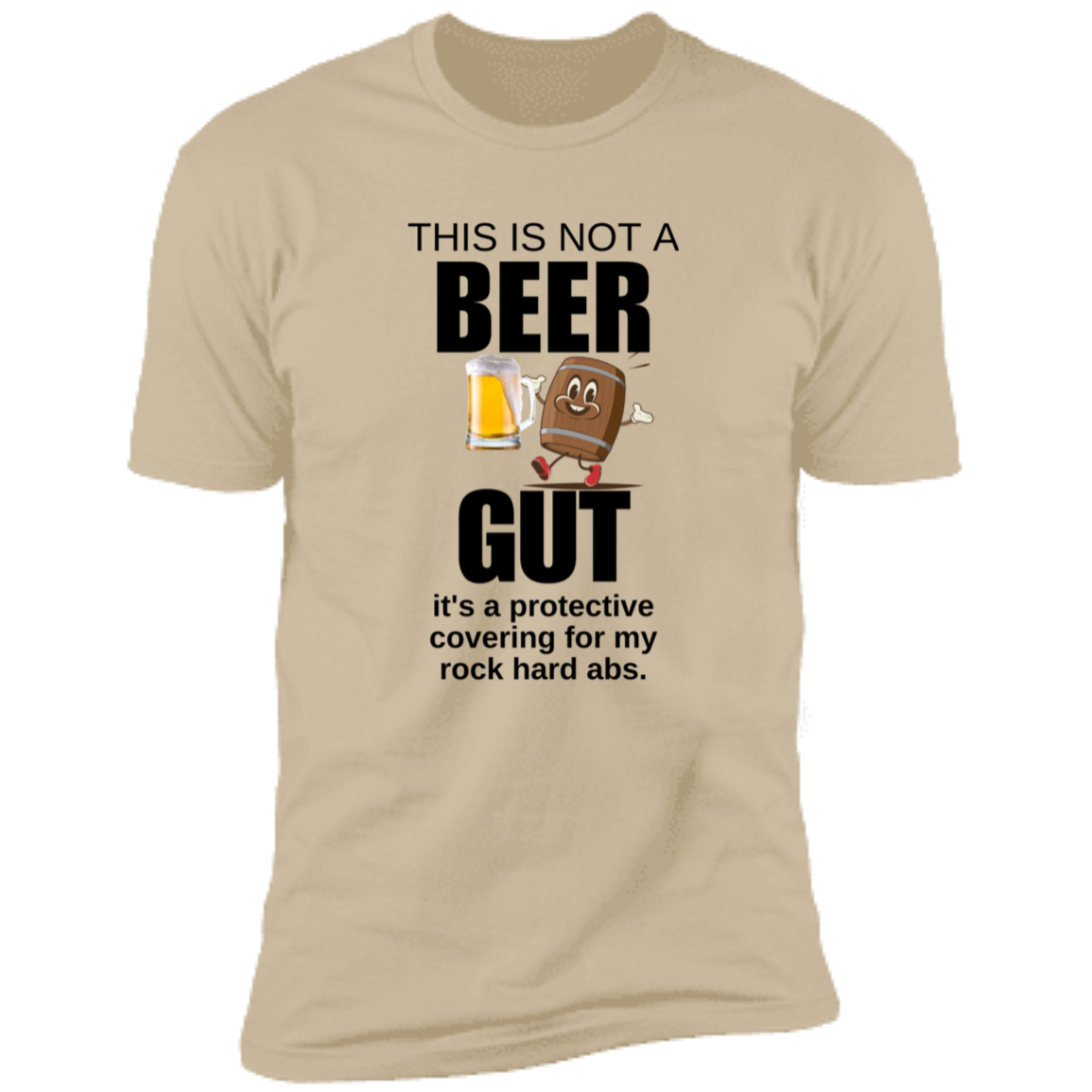 THIS IS NOT A BEER GUT  T-SHIRT