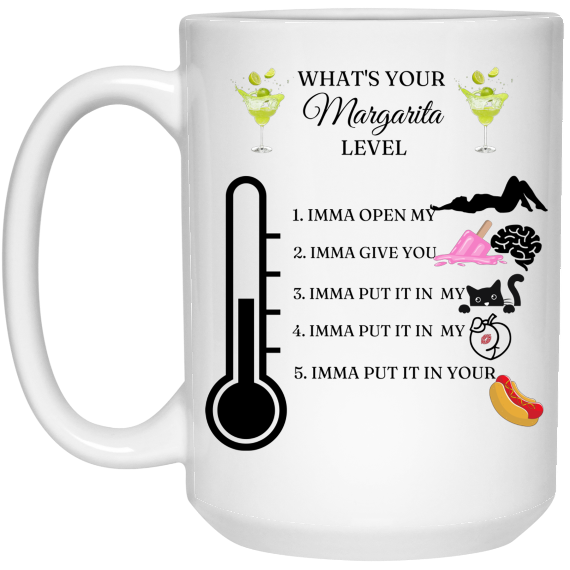 WHAT YOUR MARGARITA LEVEL MUGS