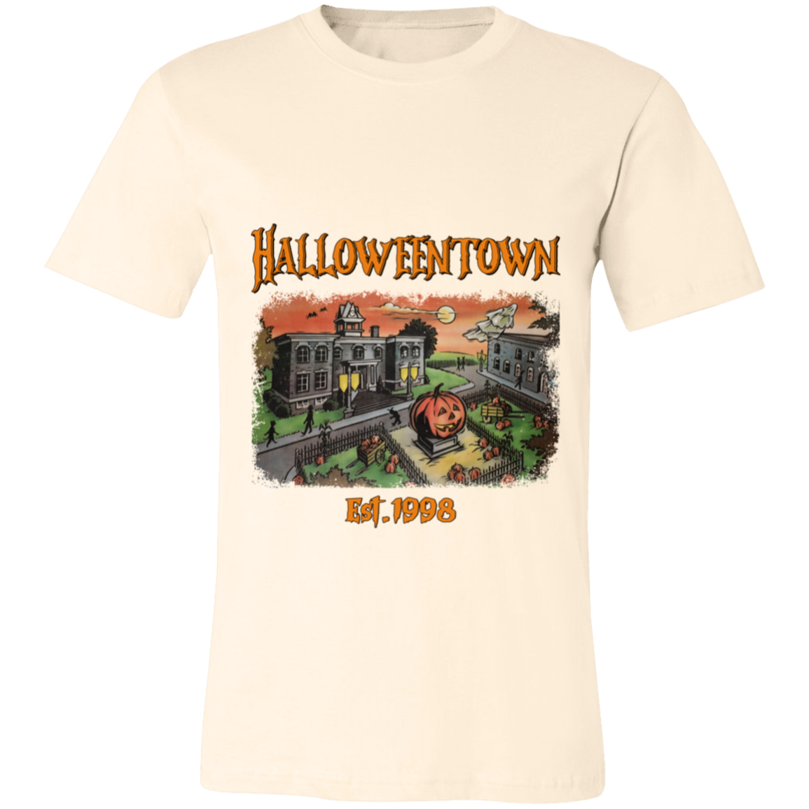 HALLOWEEN TOWN EST 1998 Unisex Jersey Short-Sleeve T-Shirt