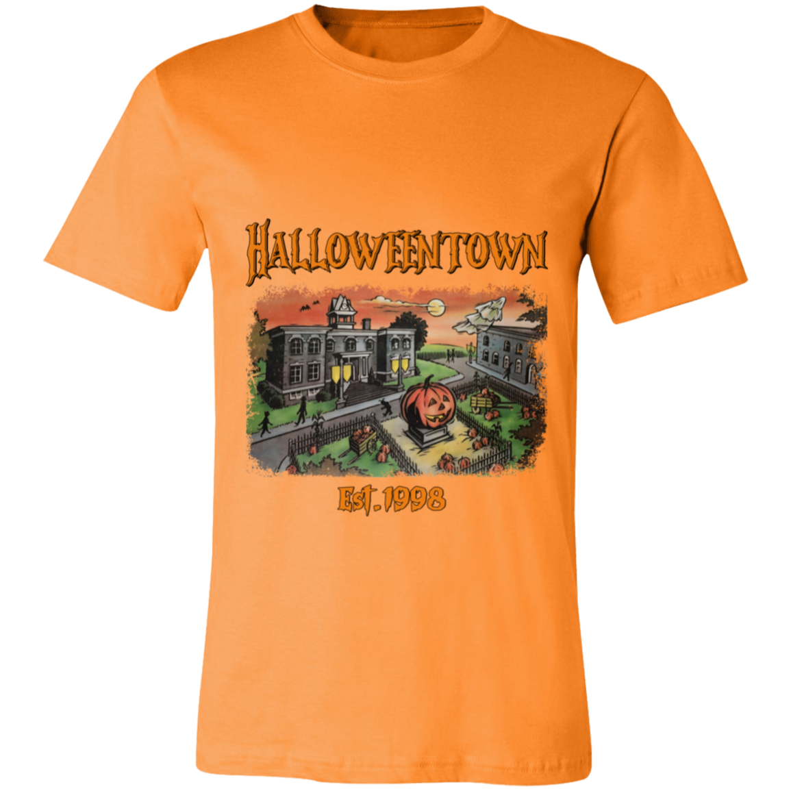 HALLOWEEN TOWN EST 1998 Unisex Jersey Short-Sleeve T-Shirt