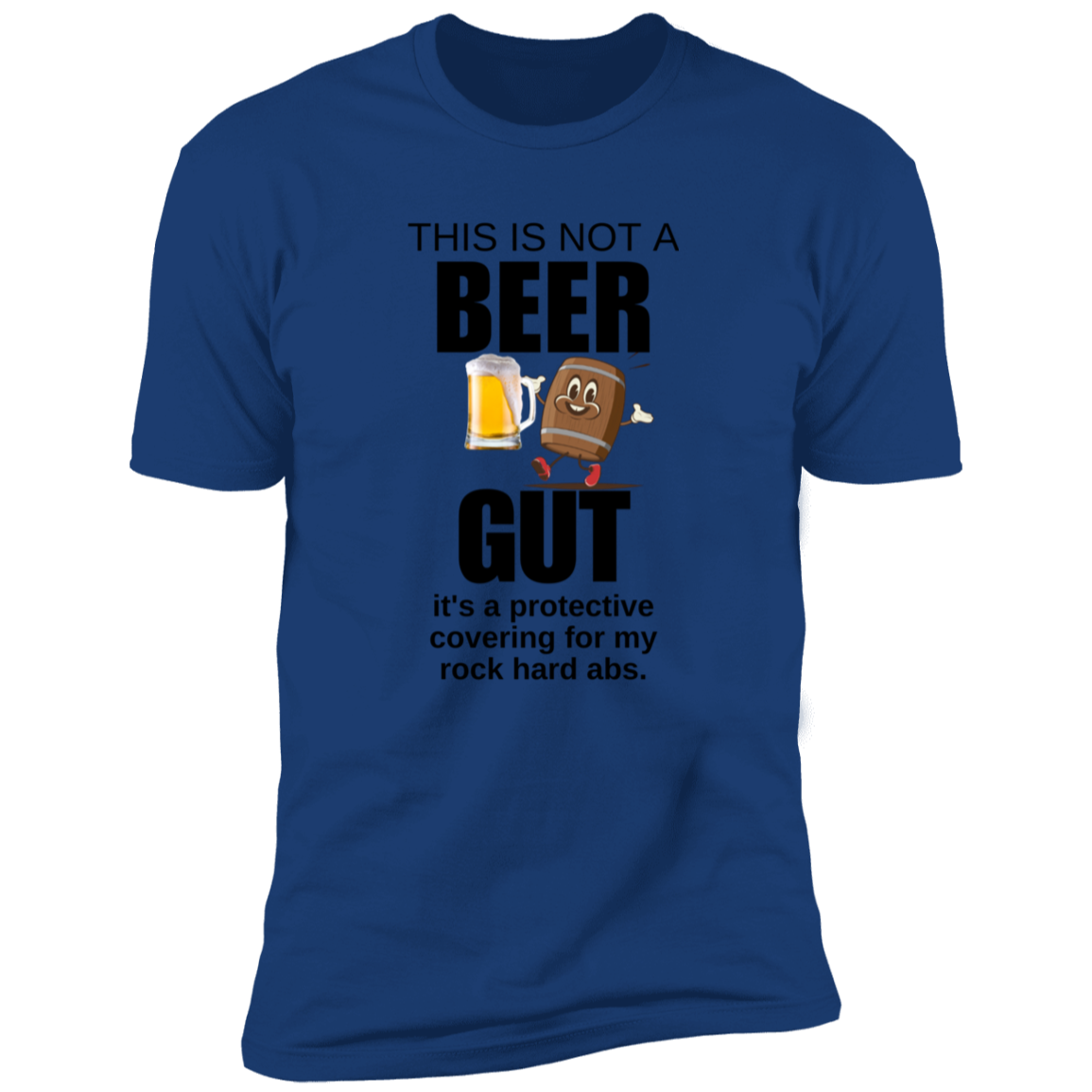 THIS IS NOT A BEER GUT  T-SHIRT
