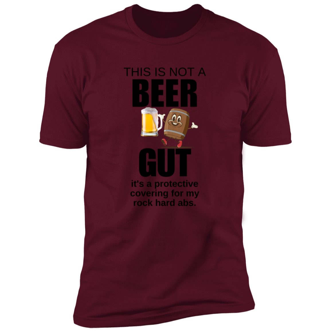 THIS IS NOT A BEER GUT  T-SHIRT