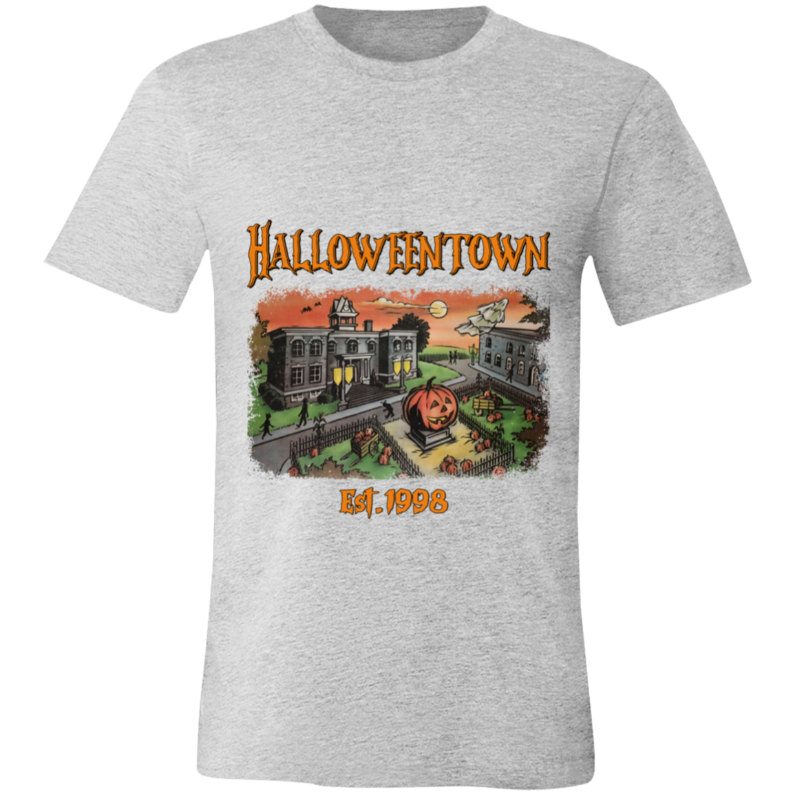 HALLOWEEN TOWN EST 1998 Unisex Jersey Short-Sleeve T-Shirt