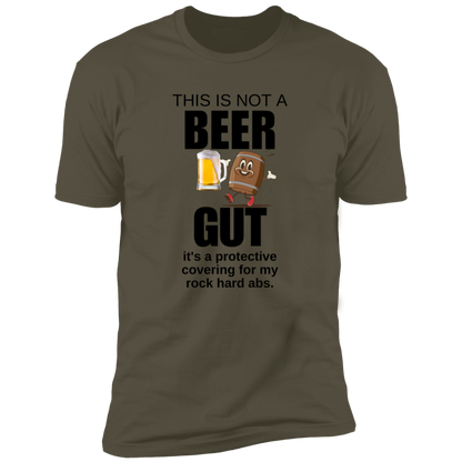 THIS IS NOT A BEER GUT  T-SHIRT