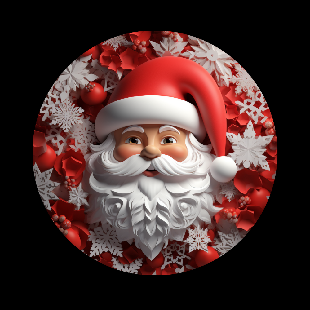 Timeless Santa Joy Ornament