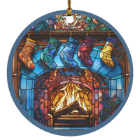 Christmas Fire Place Ornament 3
