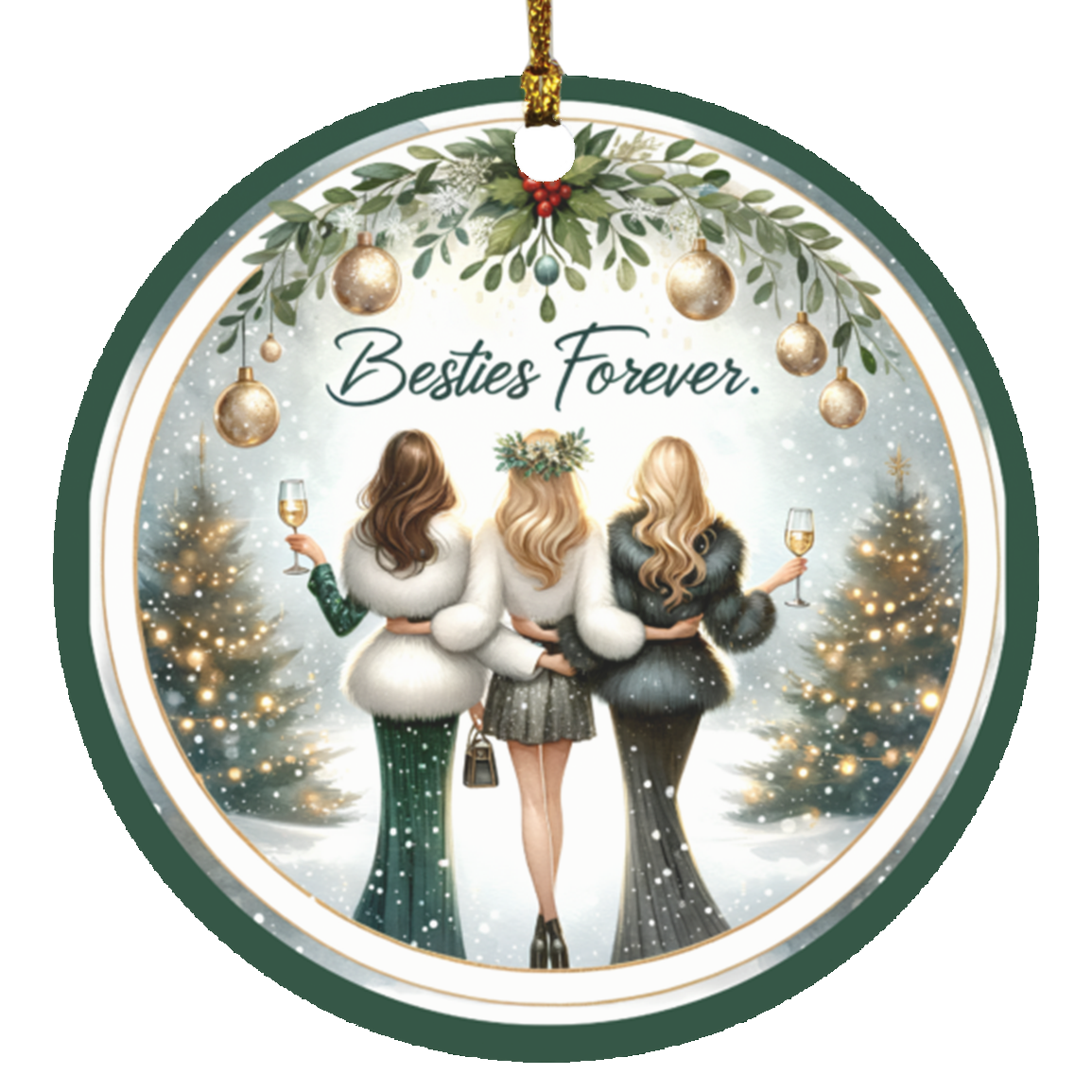 Friends Forever Ornaments Collection