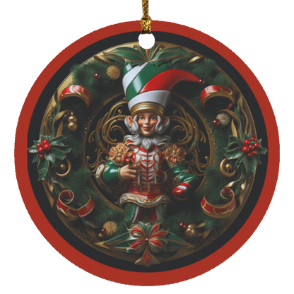 Festive Elf Charm Ornaments Set