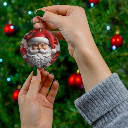 Timeless Santa Joy Ornament