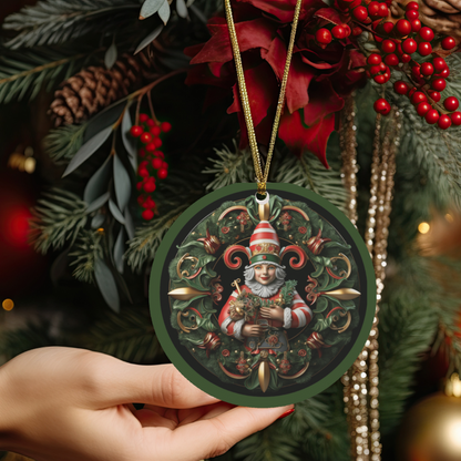 Festive Elf Charm Ornaments Set