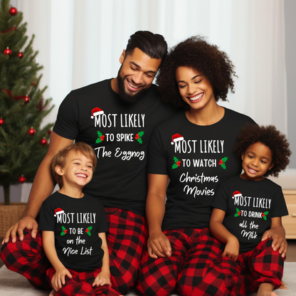 Festive Family Christmas Tees