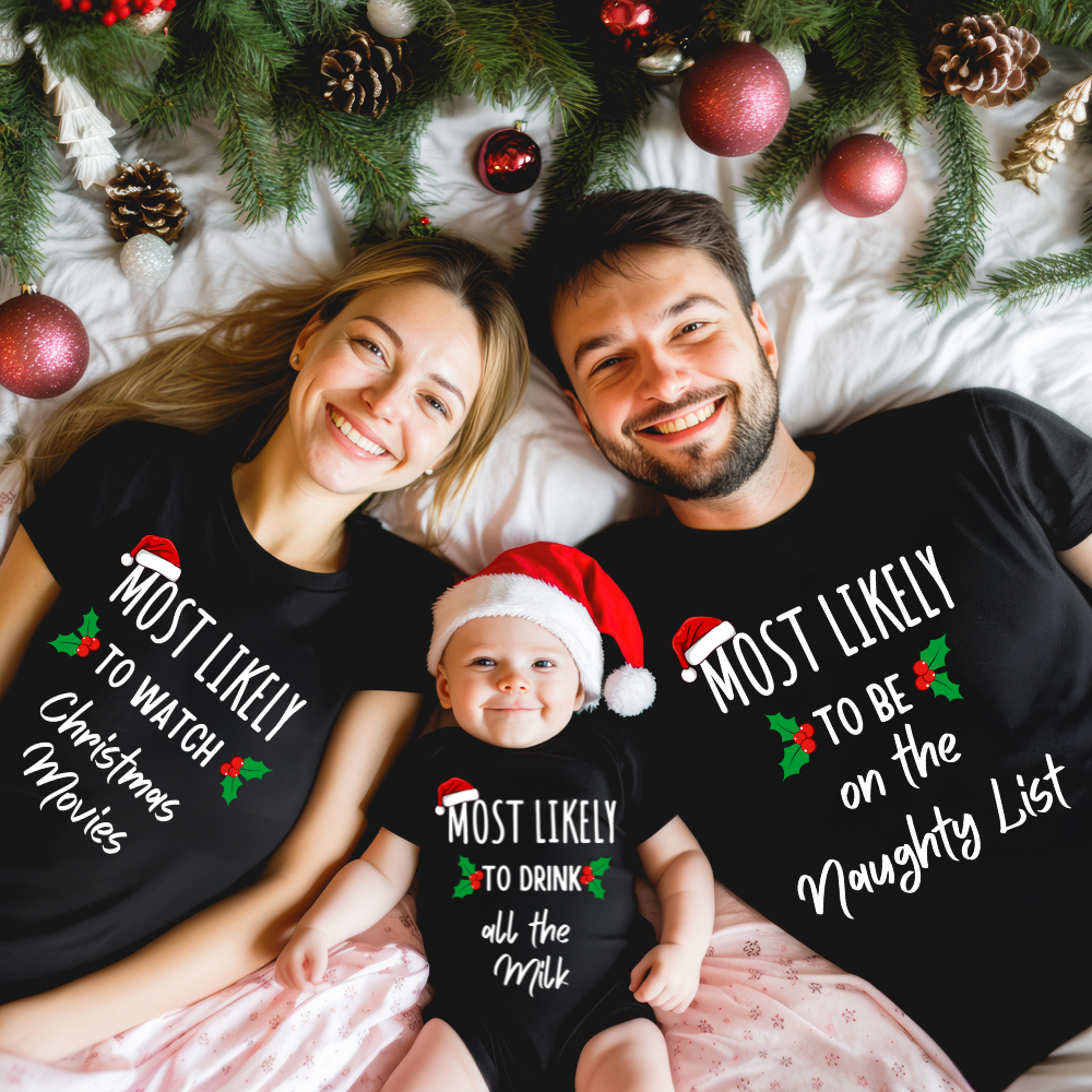 Festive Family Christmas Tees