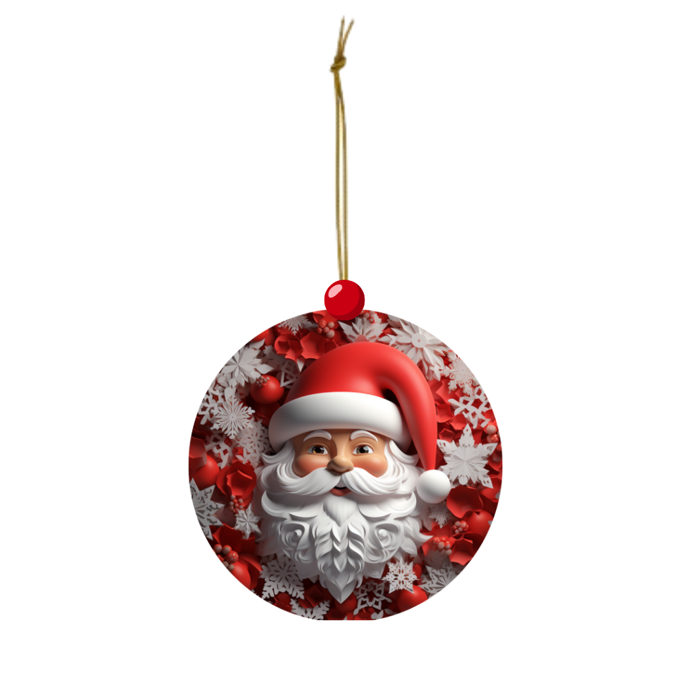 Timeless Santa Joy Ornament