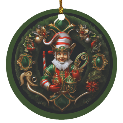 Festive Elf Charm Ornaments Set