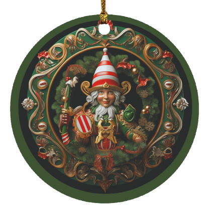 Festive Elf Charm Ornaments Set
