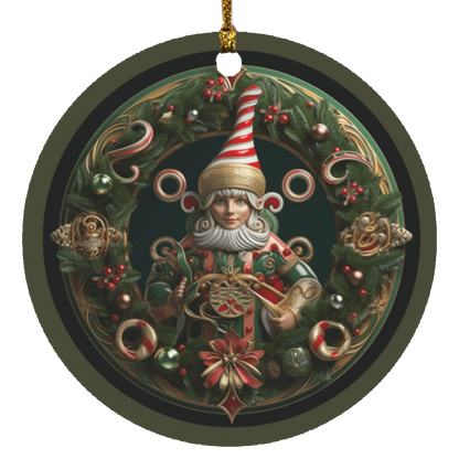 Festive Elf Charm Ornaments Set