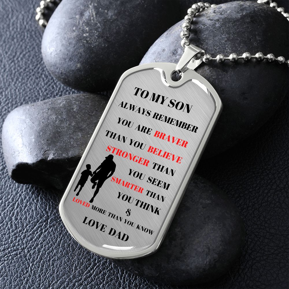 TO MY SON ALWAY REMEMBER TRANS
