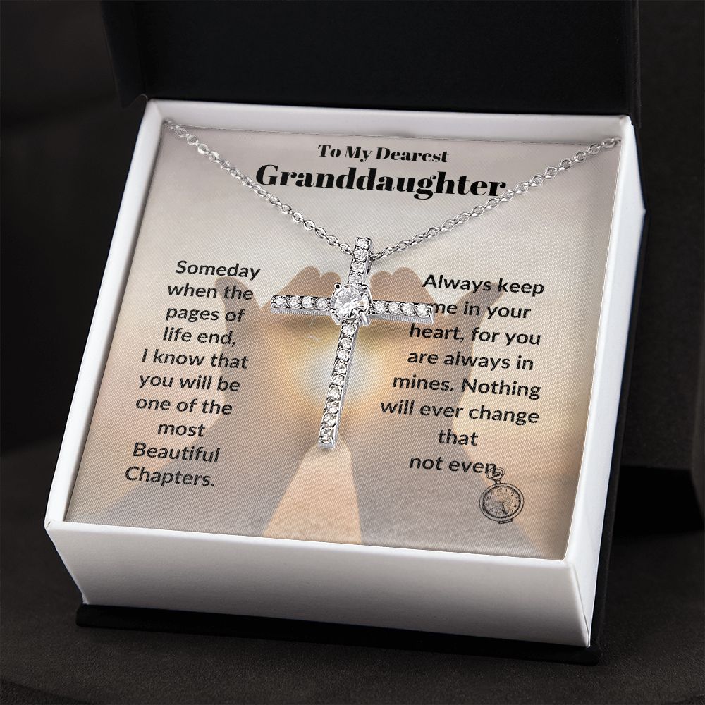 TO MY DEAREST GRANDDAUGHTER CZ CROSS