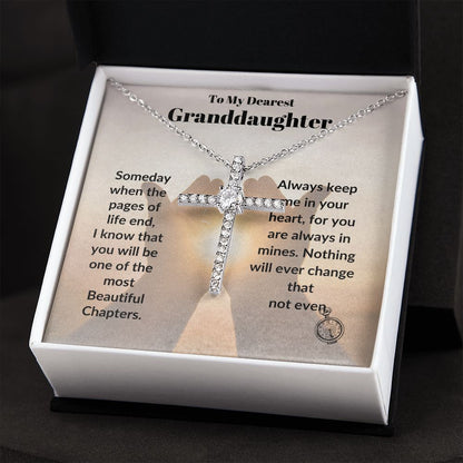 TO MY DEAREST GRANDDAUGHTER CZ CROSS