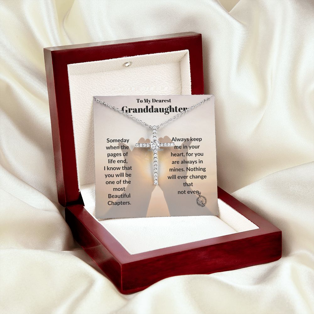 TO MY DEAREST GRANDDAUGHTER CZ CROSS
