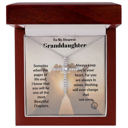 TO MY DEAREST GRANDDAUGHTER CZ CROSS