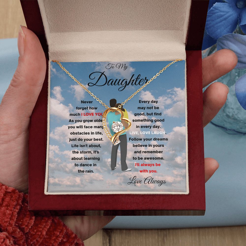 FOREVER LOVE TO MY DAUGHTER  WITH DAD CLOUDS