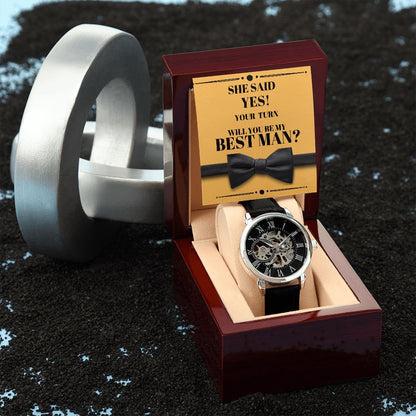 TO MY BEST MAN OPENWORK WATCH