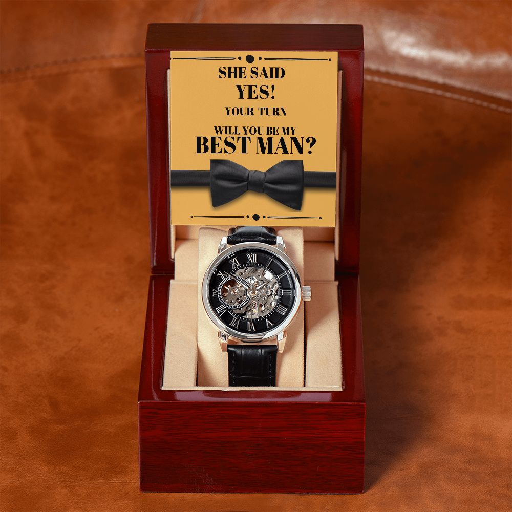 TO MY BEST MAN OPENWORK WATCH