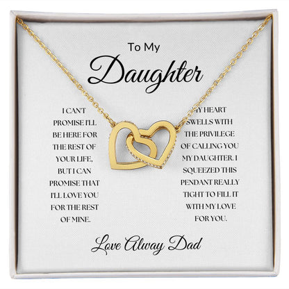 TO MY DAUGHTER ENTERLOCKING HEARTS I