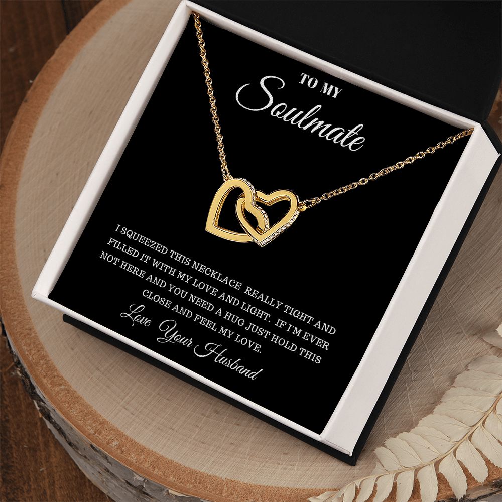 TO MY SOULMATE INTERLOCKING HEARTS