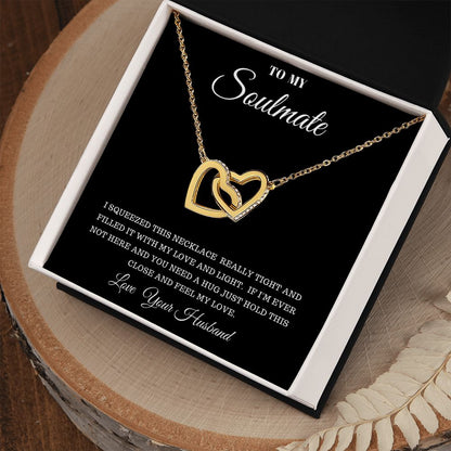 TO MY SOULMATE INTERLOCKING HEARTS