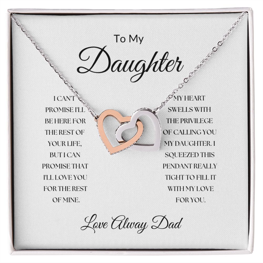 TO MY DAUGHTER ENTERLOCKING HEARTS I