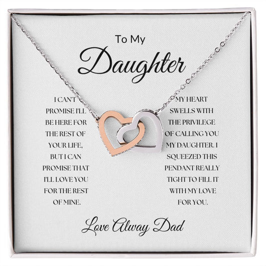 TO MY DAUGHTER ENTERLOCKING HEARTS I
