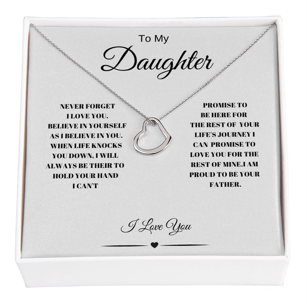 TO MY DAUGHTER DELICATE HEART LVD