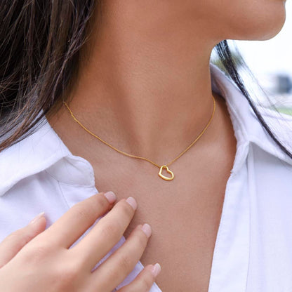 TO MY DAUGHTER DELICATE HEART NECKLACE SPA