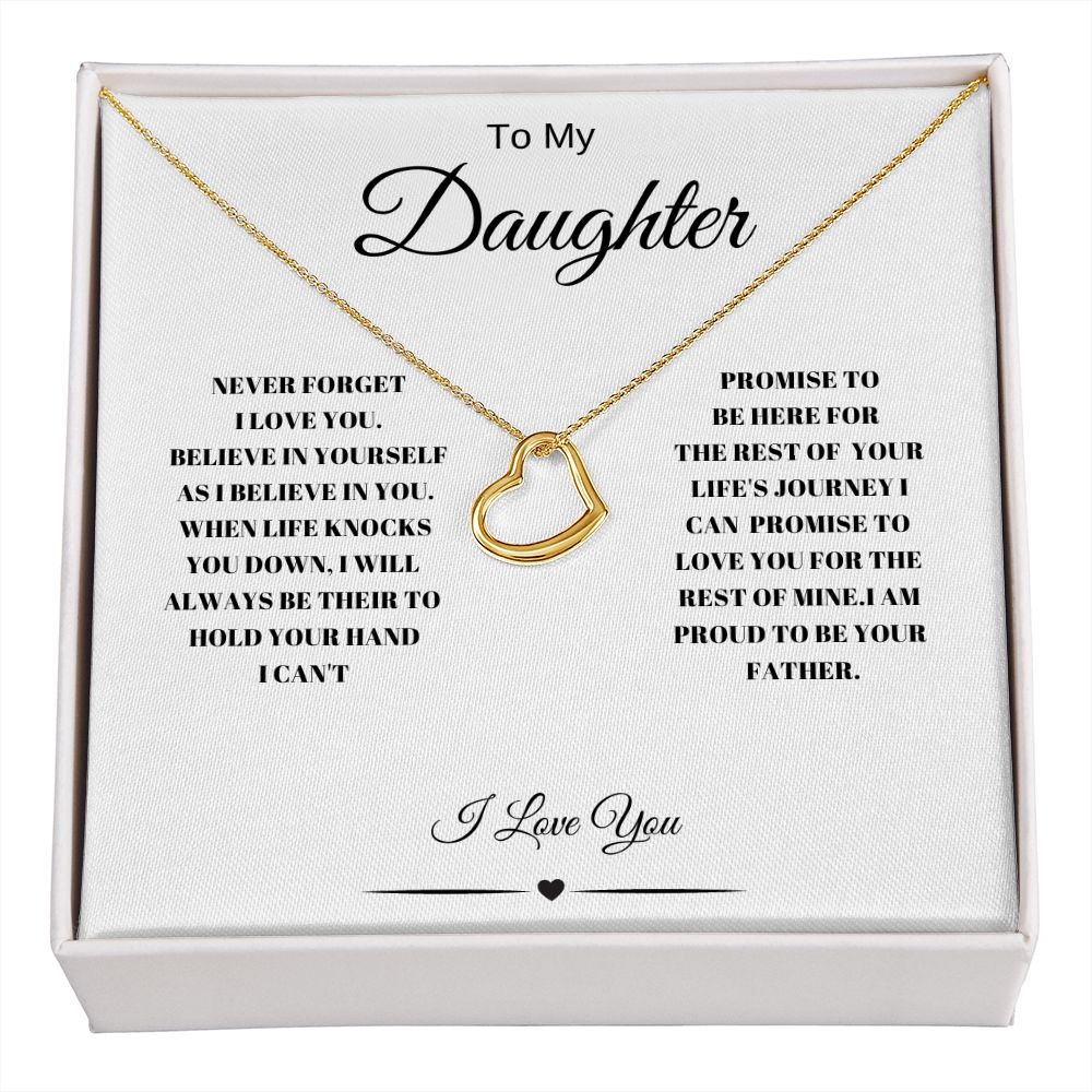 TO MY DAUGHTER DELICATE HEART LVD