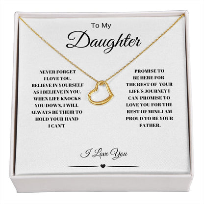 TO MY DAUGHTER DELICATE HEART LVD