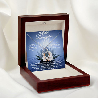 TO MY DAUGHTER DELICATE HEART NECKLACE SPA