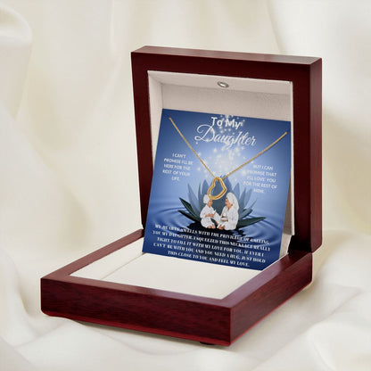 TO MY DAUGHTER DELICATE HEART NECKLACE SPA