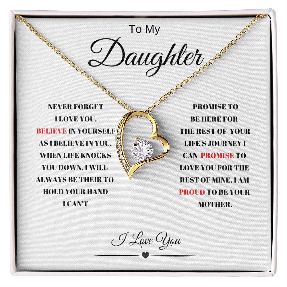 TO MY DUAGHTER FOREVER LOVE NVF