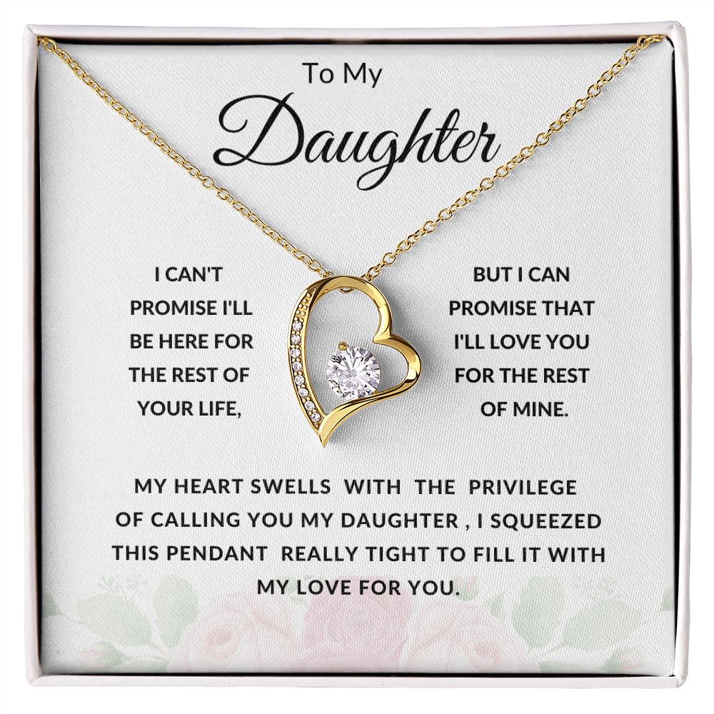 TO MY DAUGHTER FOREVER LOVE